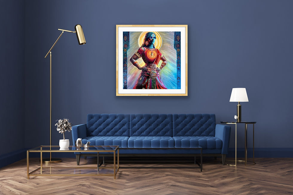 Thumbnail: Flames of Liberation | 36'' X36'' IN