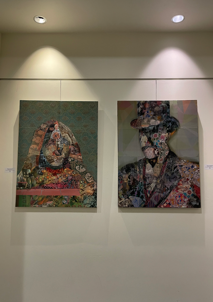 Solo exhibition of Mixed Media Artist Nimisha Doongarwal at San Mateo Public Library