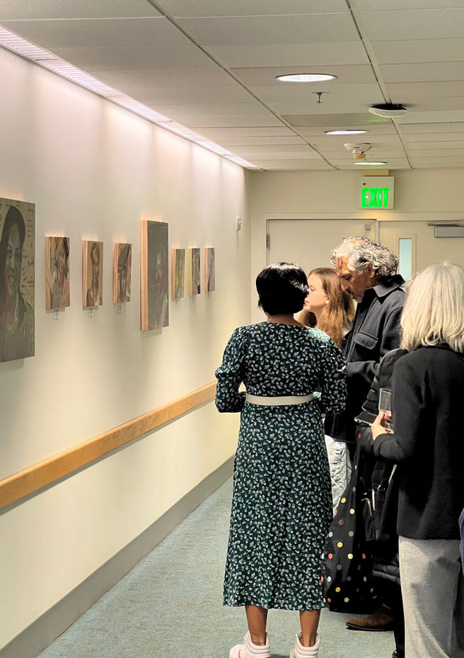 Solo exhibition of Mixed Media Artist Nimisha Doongarwal at UCSF Women's hospital