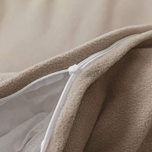 Thumbnail: Fleece Duvet Cover Set - Taupe - King size
