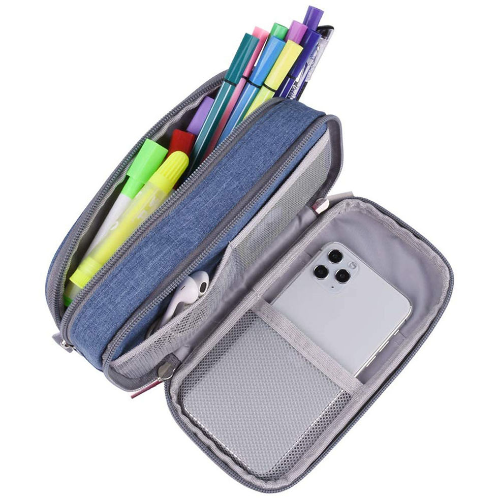Thumbnail: Pencil Case - Stationery or craft Organizer with Big Storage Compartments