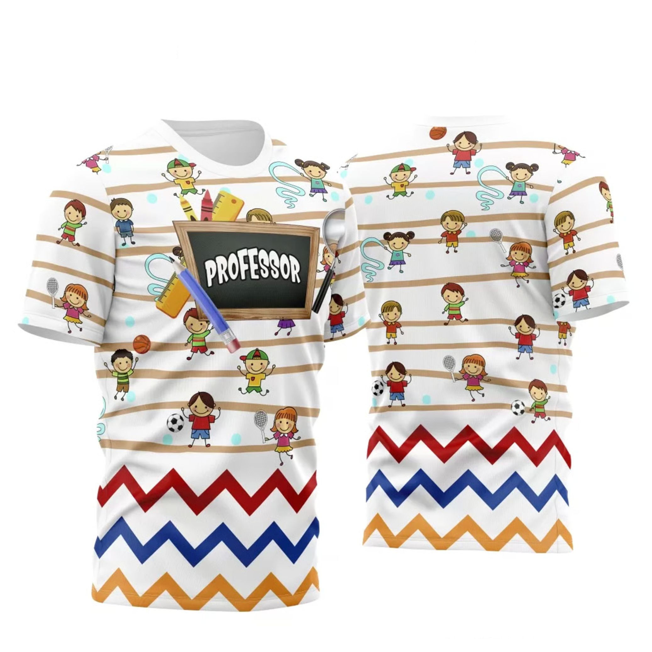 Kit 2 Camisa Camiseta Professor Professora Pedagogia escolar 1