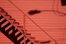 Red Wall & Stairs