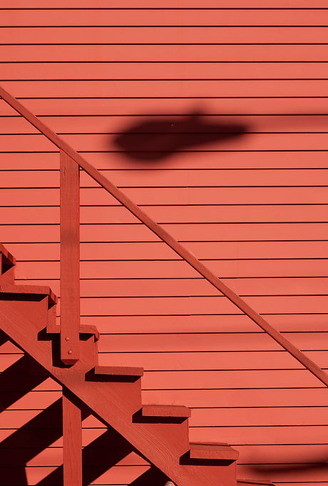 Red Wall & Stairs