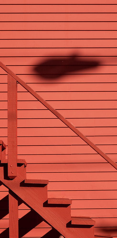 Red Wall & Stairs