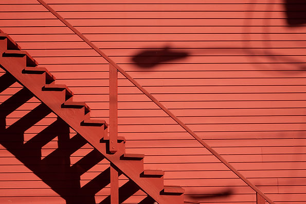 Red Wall & Stairs