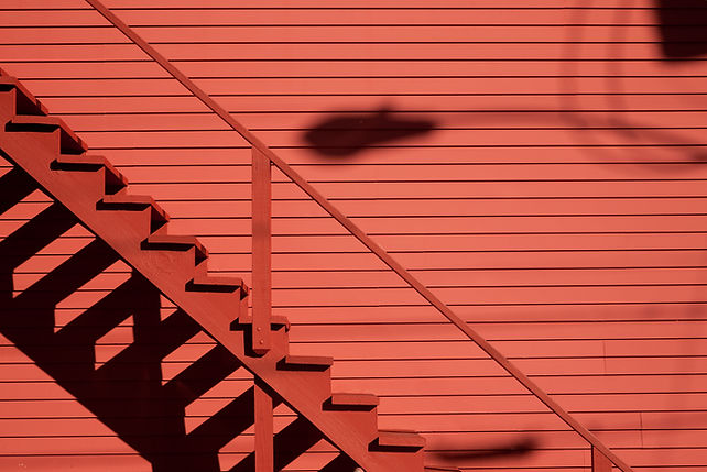 Red Wall & Stairs