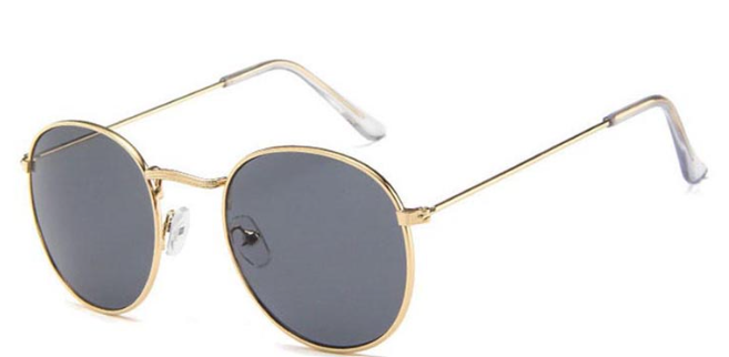 Miniatura: Lentes redondos de sol Unisex