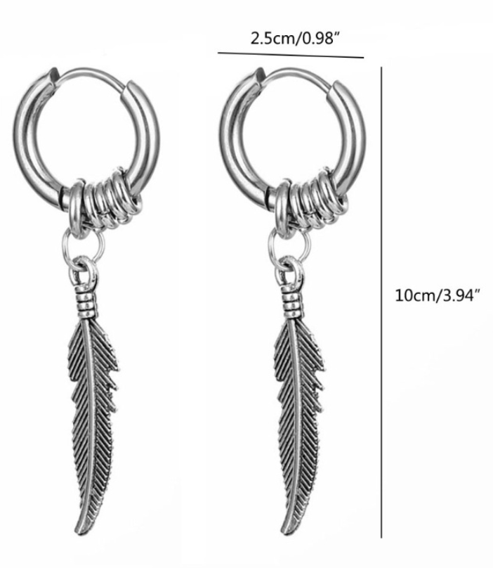 Miniatura: Aretes tipo candonga  cuchilla  X 1 par