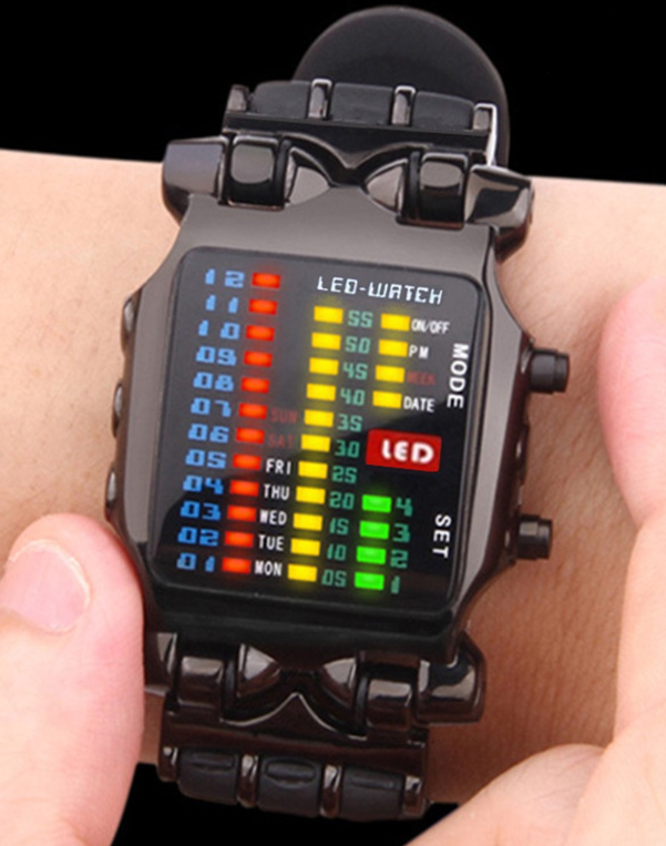 Reloj Binario digital para hombre