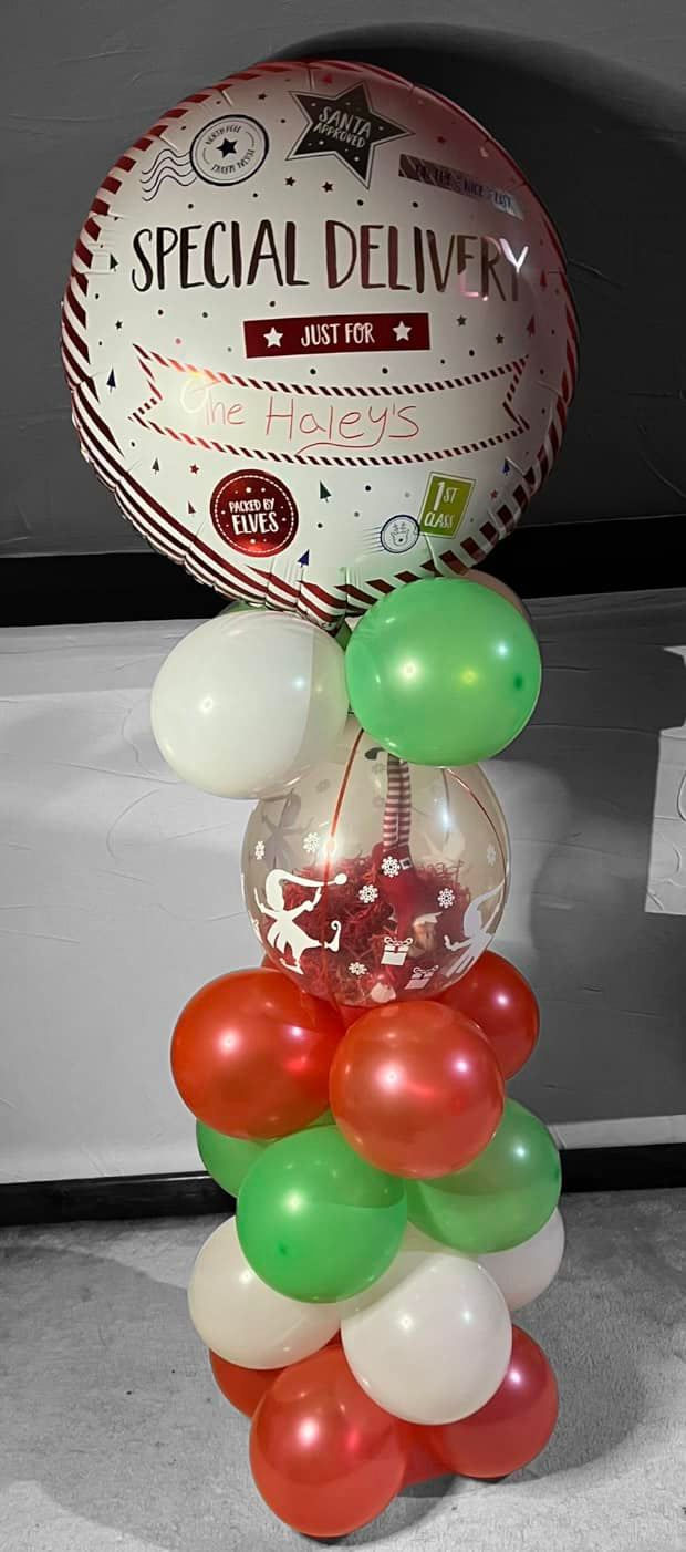 stuffed elf balloon