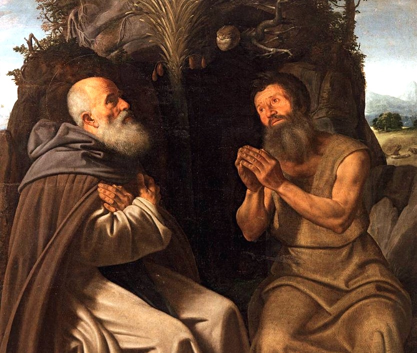 Monje realizando la Lectio Divina en soledad