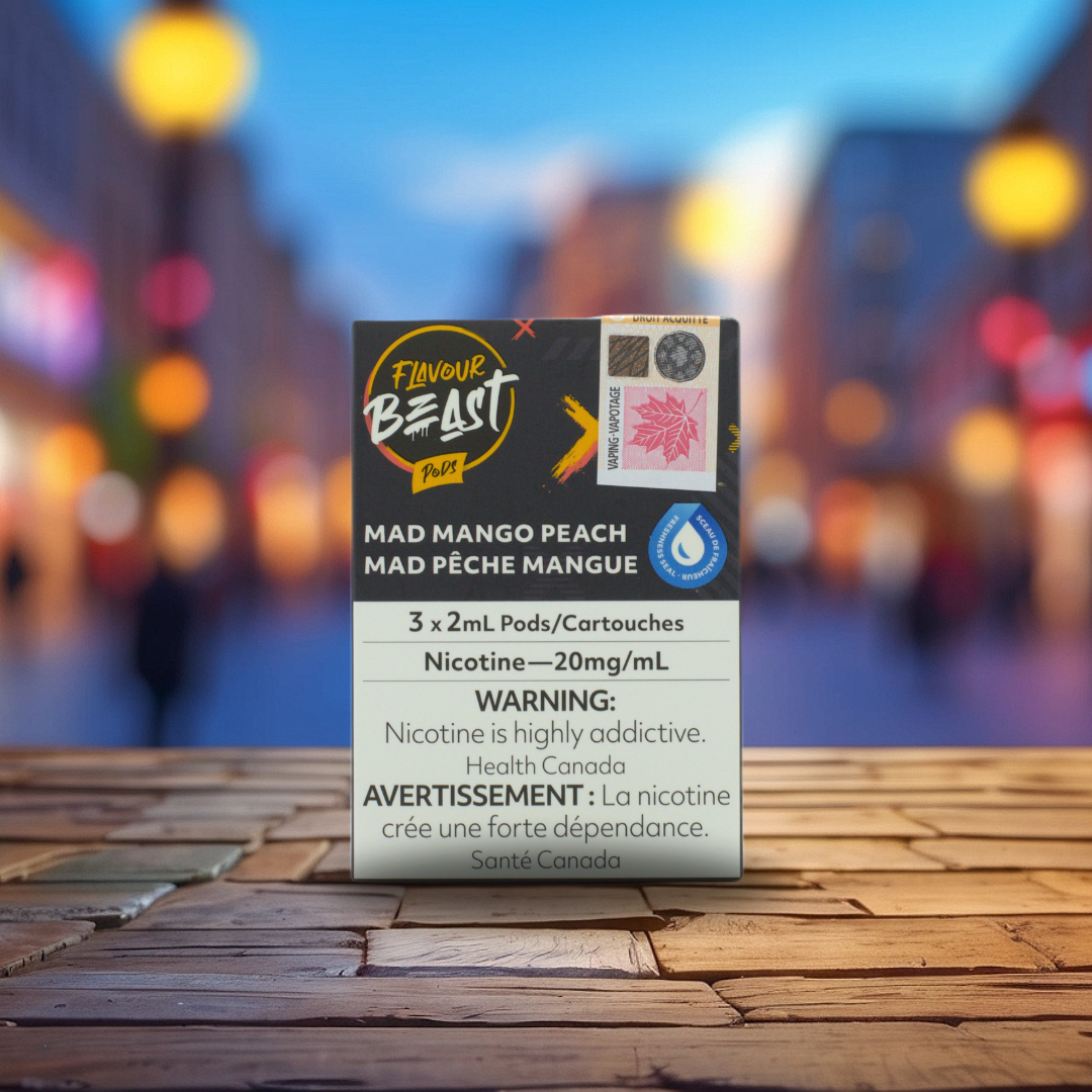 FLAVOUR BEAST MAD MANGO PEACH