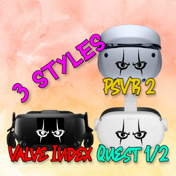 Angry Eyes Mean - Meta Quest 2 - PSVR2 - Meta Quest 3 - Valve Index - Decals