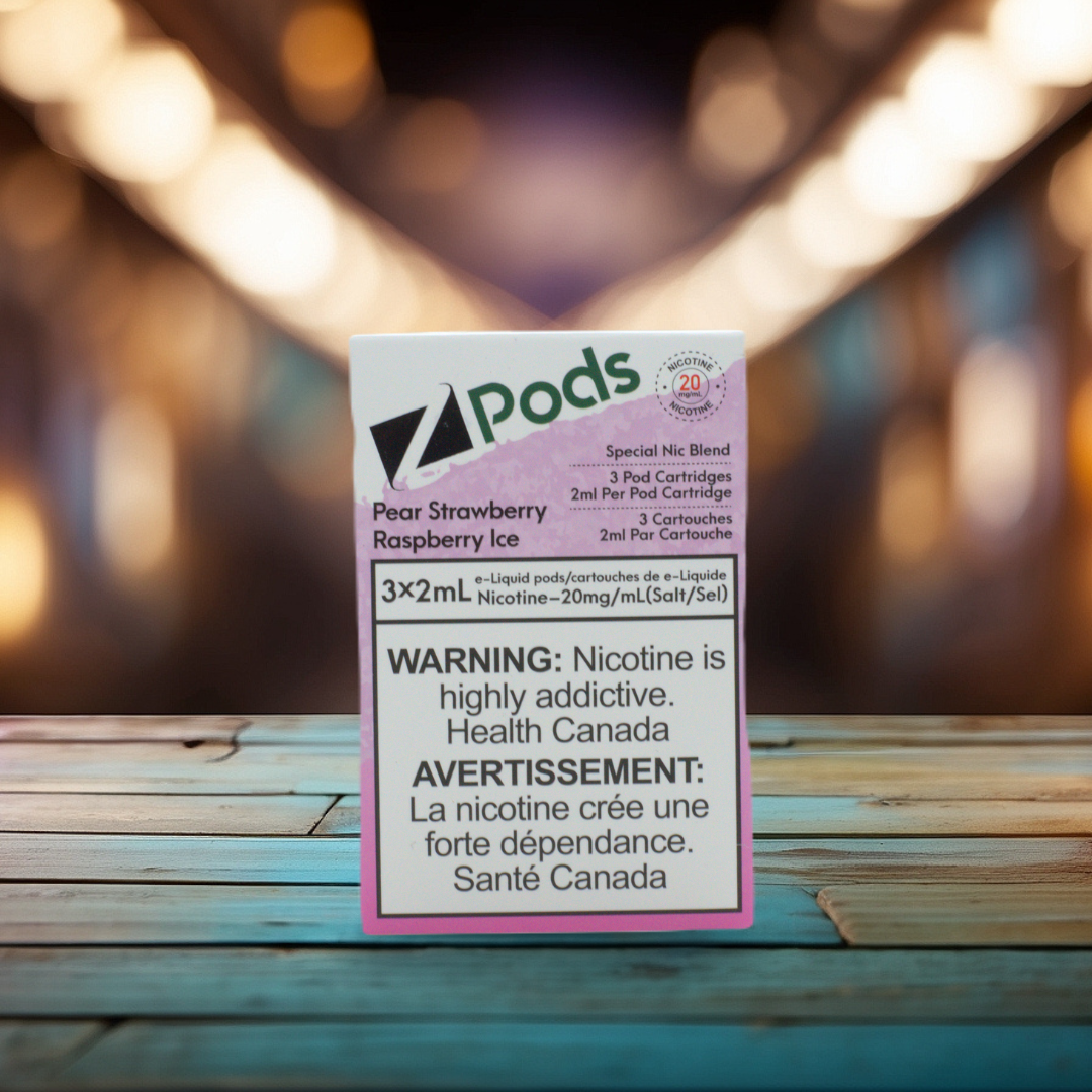 ZPOD PEAR STRAWBERRY RASPBERRY ICE