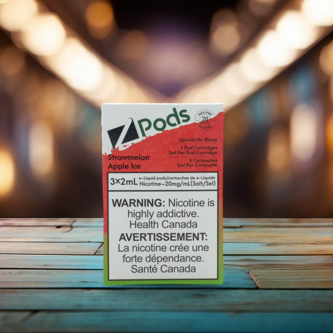 ZPODS STRAWMELON APPLE ICE
