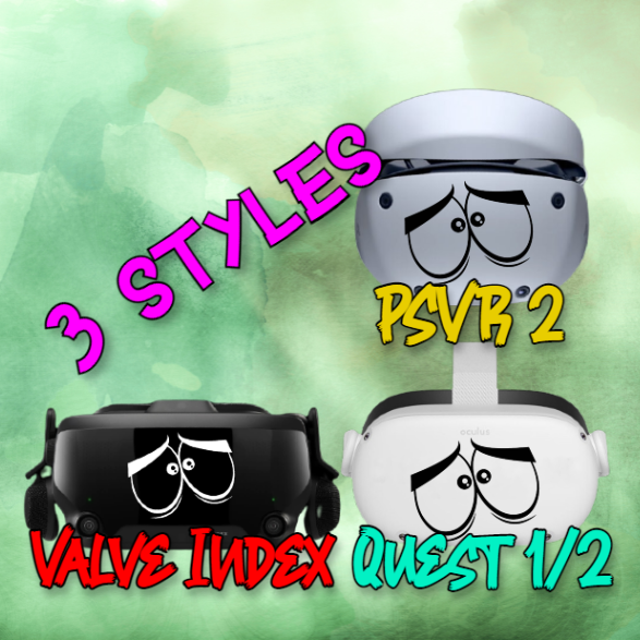 Scared Eyes - Meta Quest 2 - PSVR2 - Meta Quest 3 - Valve Index - Decals