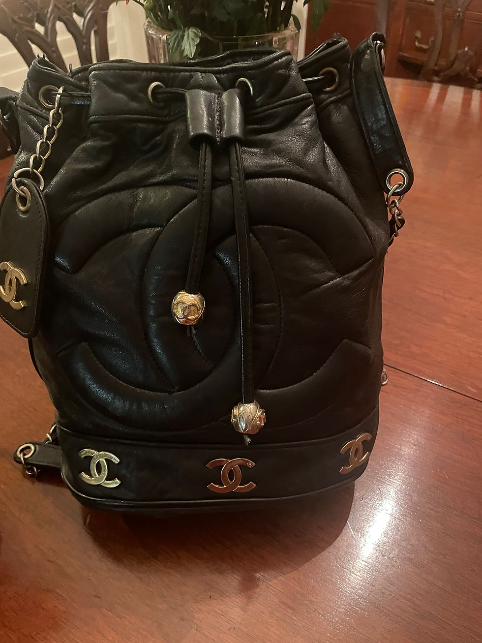 Vintage Chanel Bucket Bag - Circa 1990