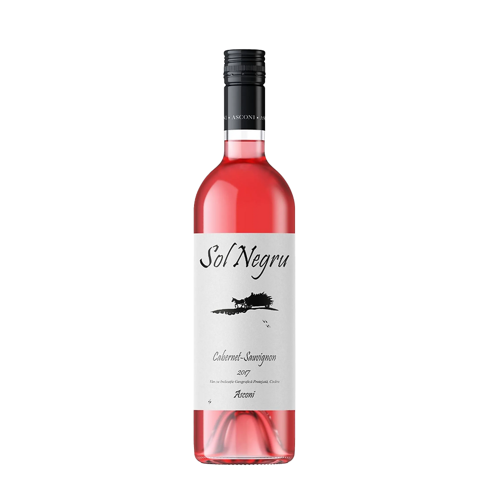 Asconi SOL NEGRU Cabernet Sauvignon Rosé Dry Wine 0.75L