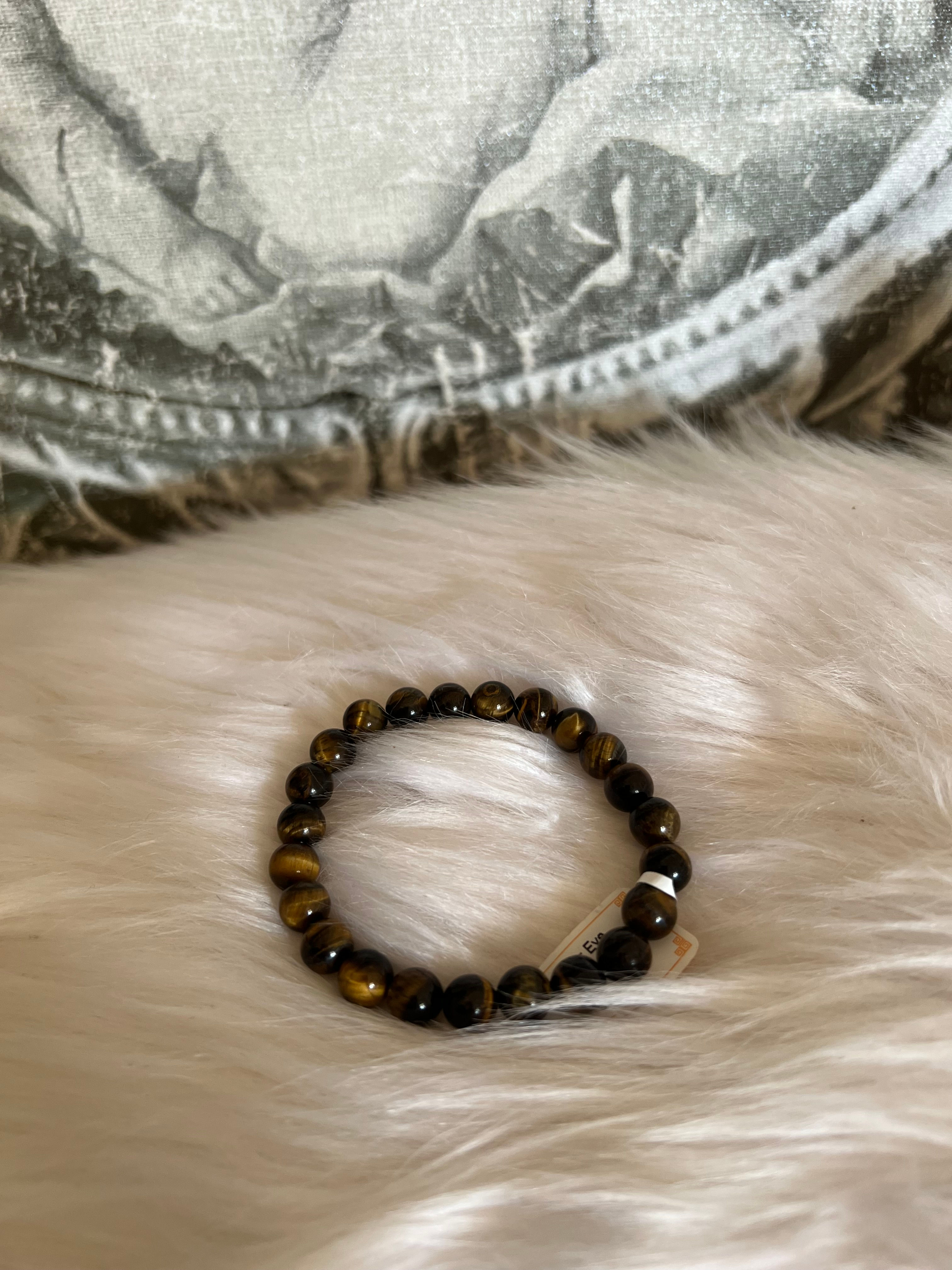 🌟Le Bracelet Œil du Tigre, 8mm Consacré et Béni par la Gr