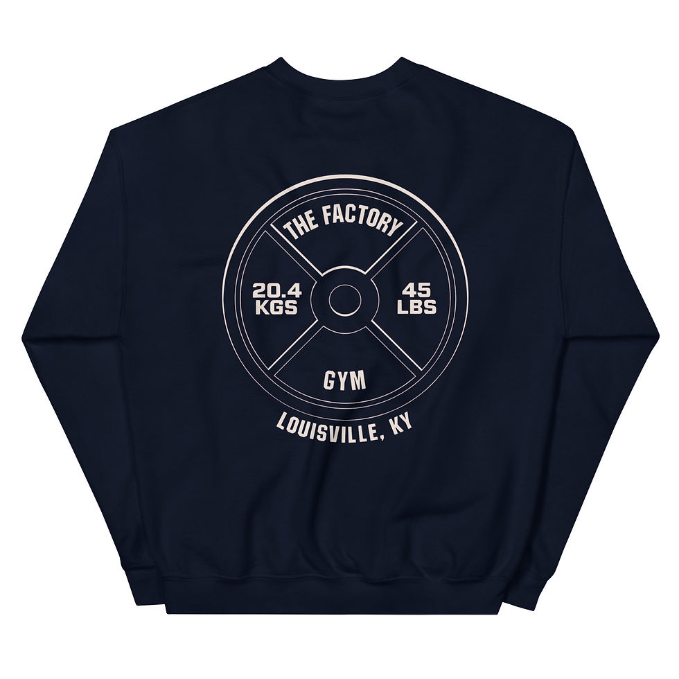 Thumbnail: Unisex Sweatshirt White Text
