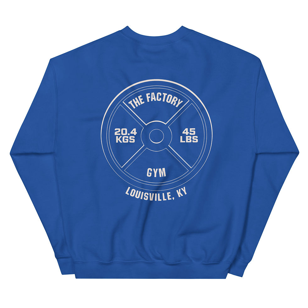 Thumbnail: Unisex Sweatshirt White Text