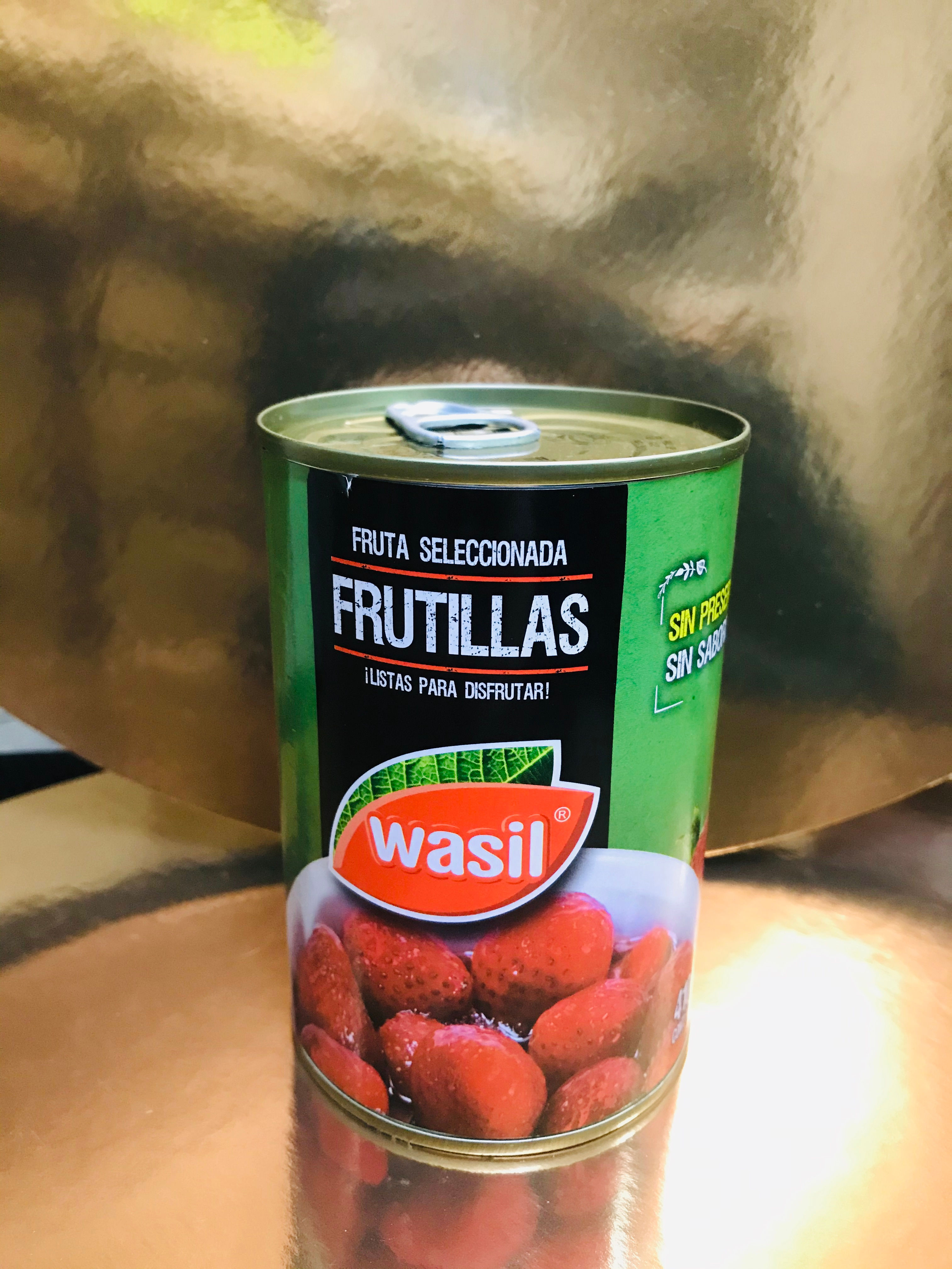 Wasil Frutillas en conserva 410 grs