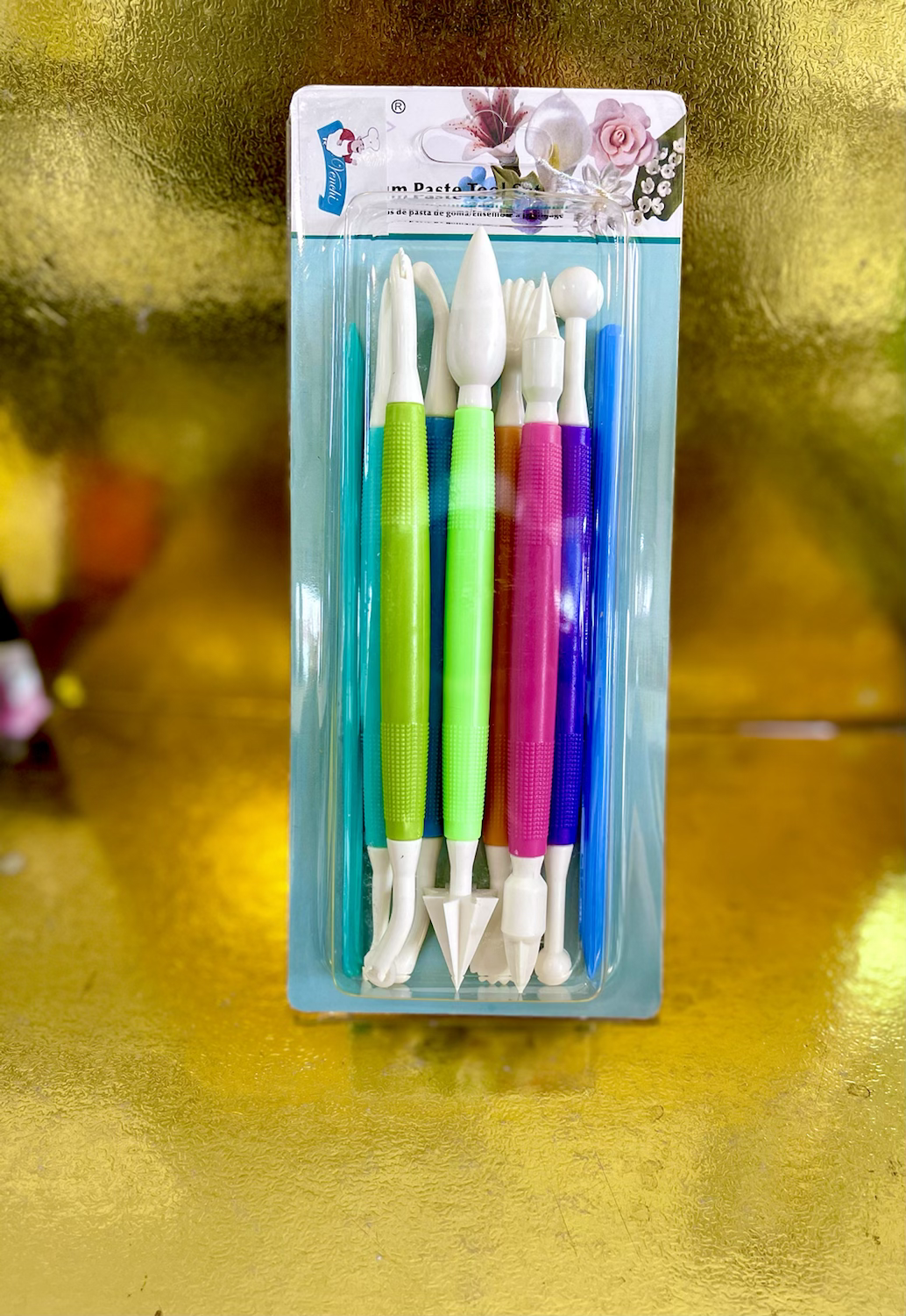 Set Estecas Colores Plásticas (8 piezas)