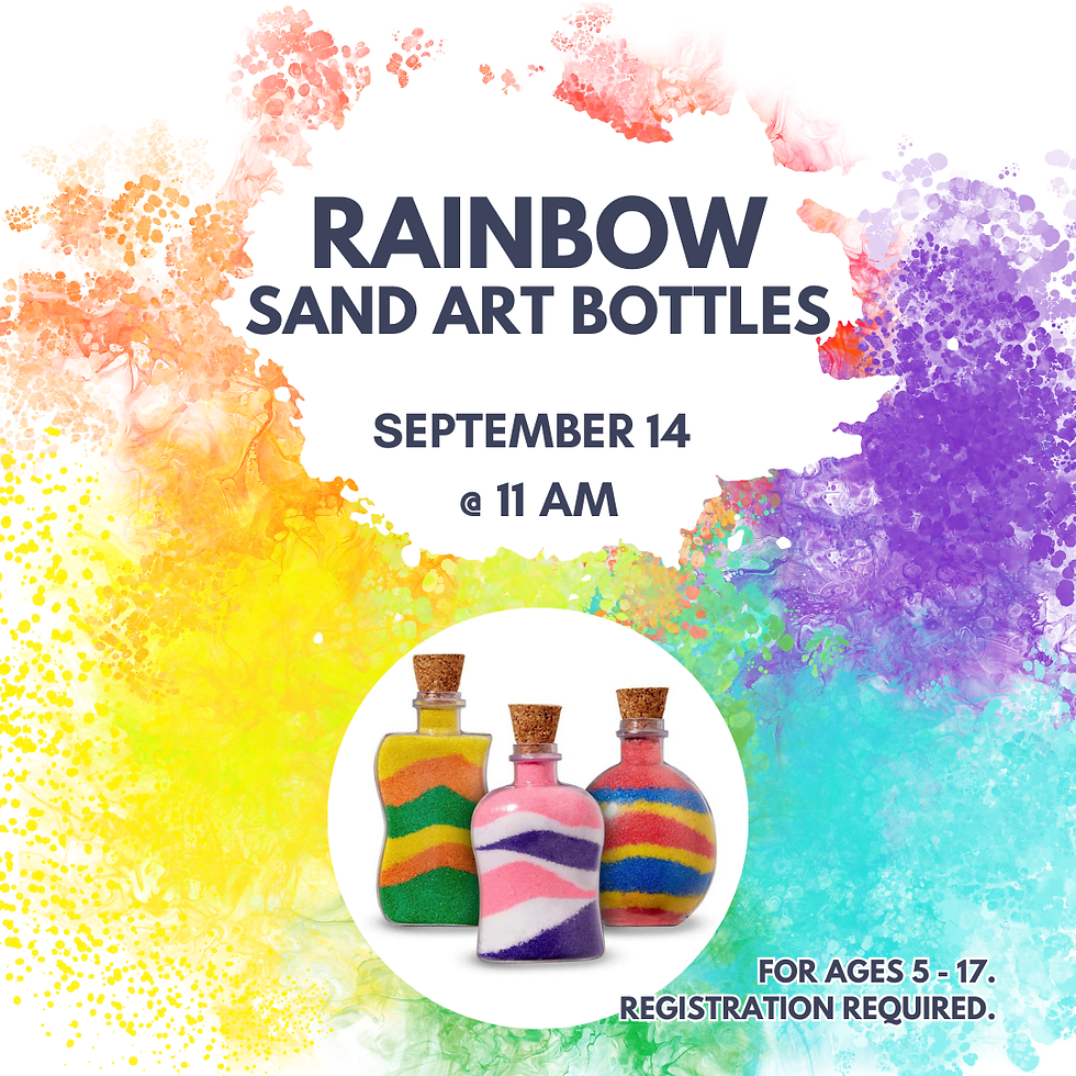 Rainbow Sand Art Bottles