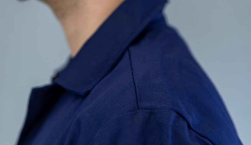 Jaleco com faixas refletivas