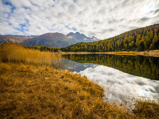 Im Engadin am Stazersee
