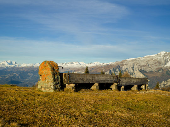 Am Morgen auf dem Chrüzboda (Malixer Alp)