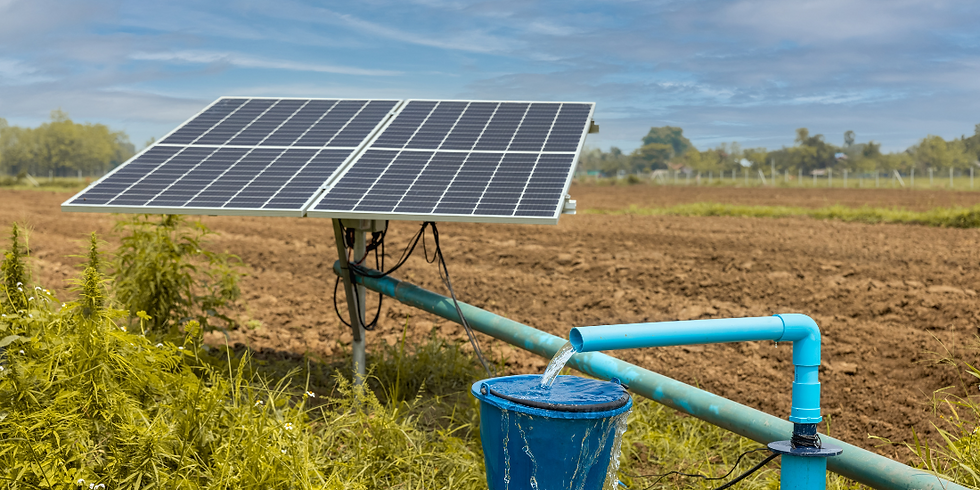 Pump Services Banner of Solar Borehole Pump in action by Pressure Pump