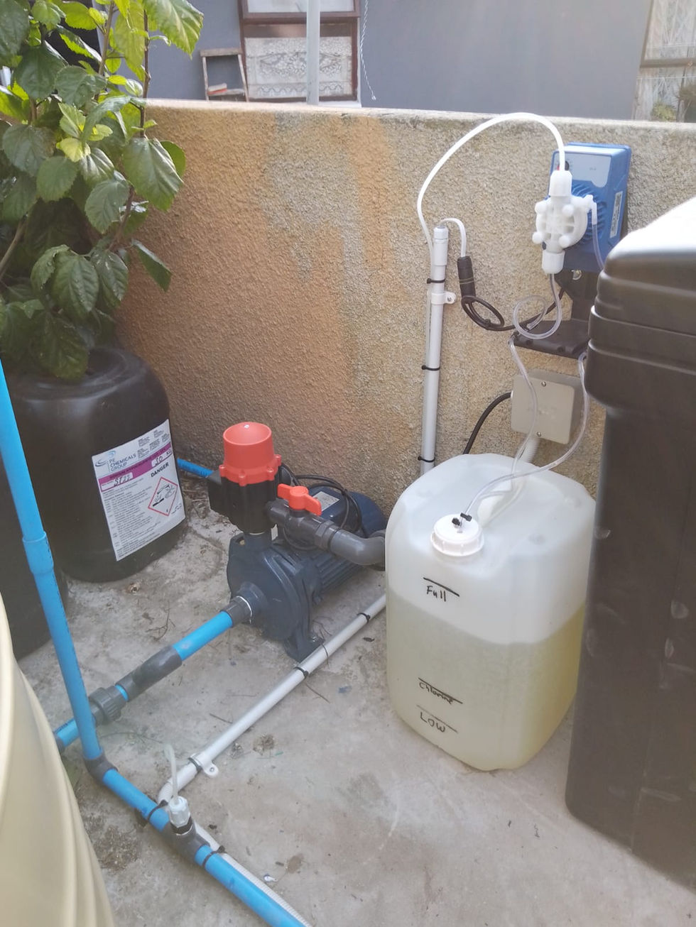 Advanced water purification system installed in Cape Town by The Water Solar Company to remove tannins and soften hard borehole water