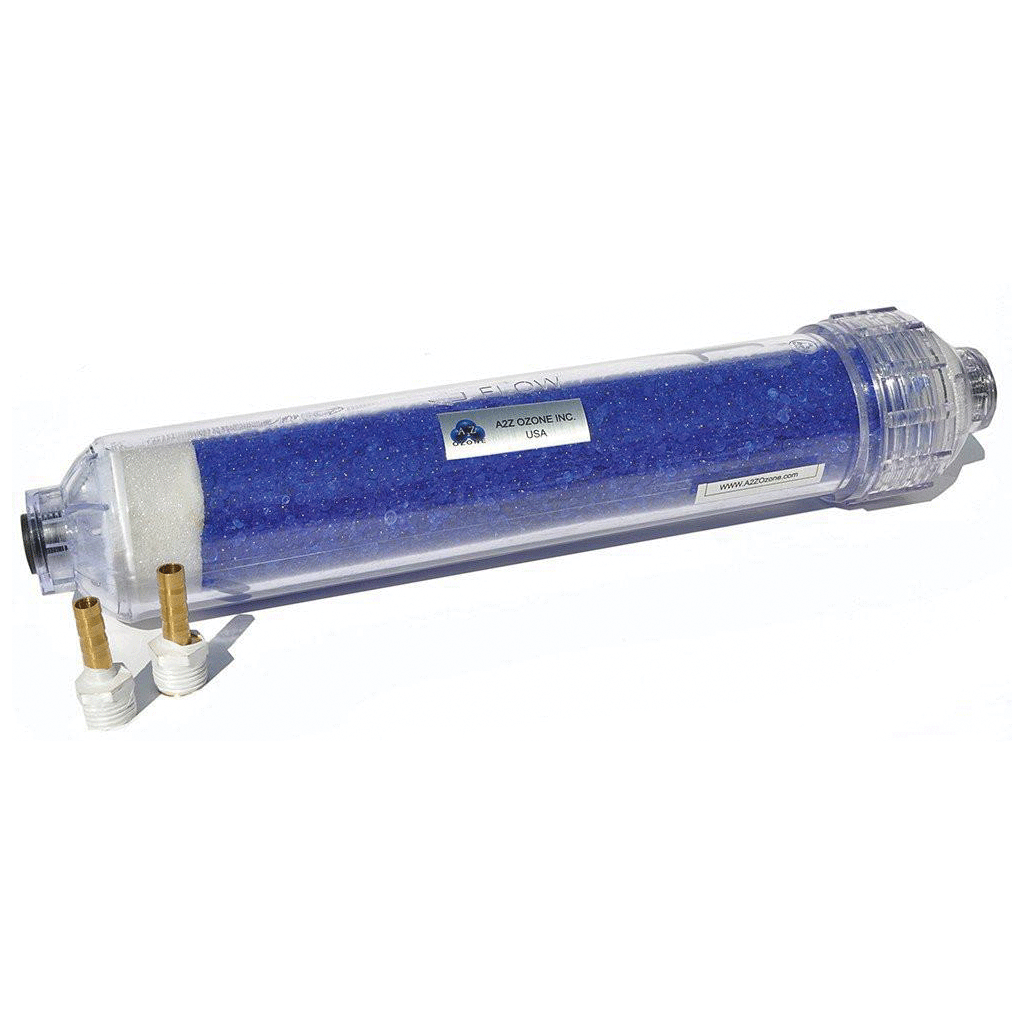 Inline ozone air dryer unit for moisture removal before ozone generation