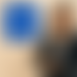 Smiling woman in a navy suit holds a clipboard and pencil. Blue box with text: Macam Mana Tukar Nama Syarikat. Neutral background.