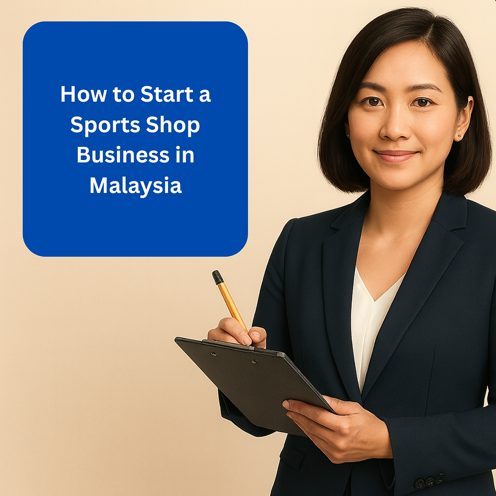 How to Start a Sports Shop in Malaysia