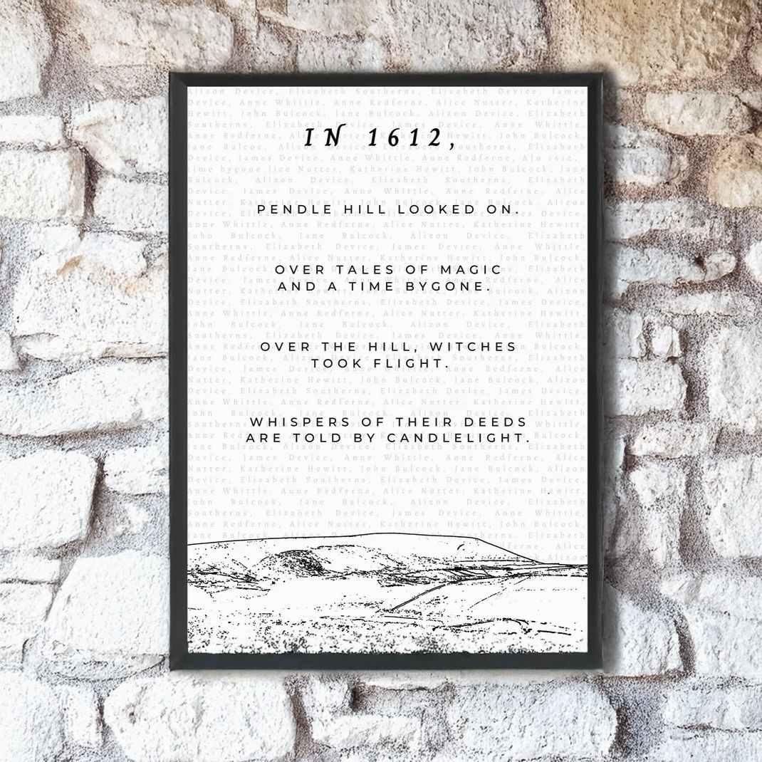 Pendle Hill A4 Print