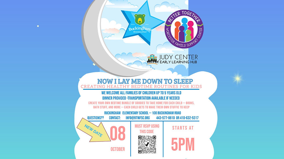 Kounye a mwen kouche m pou m dòmi: Buckingham Elementary Bedtime Workshop