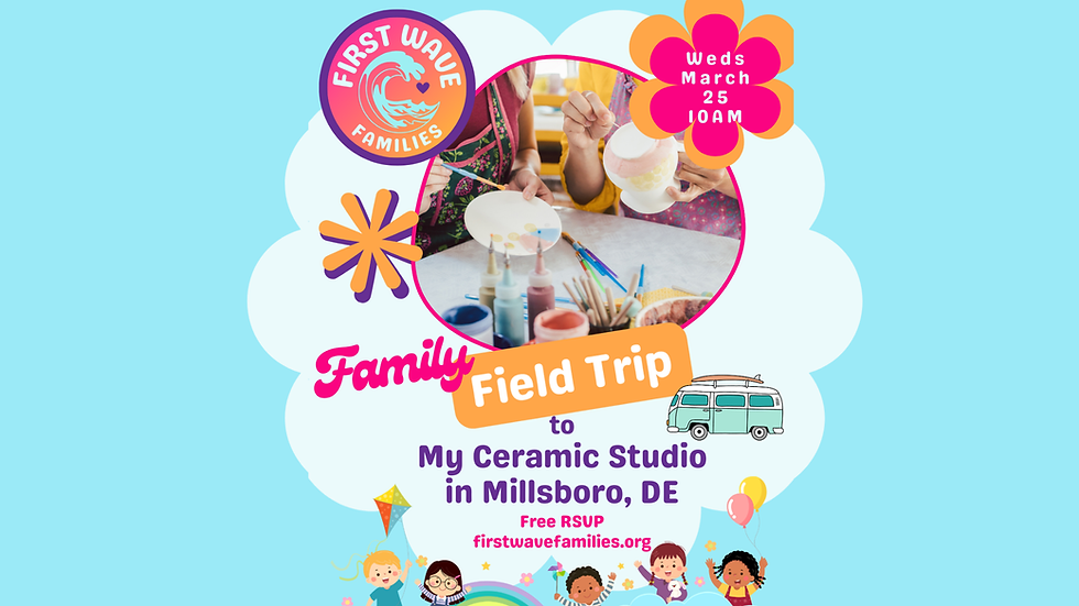 Family Field Trip to My Ceramic Studio: March 25
