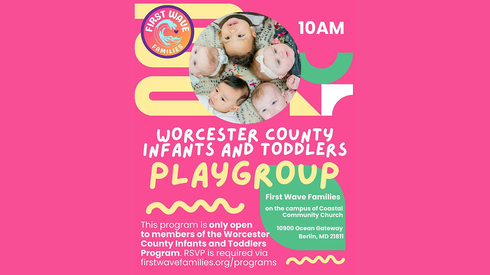 Worcester County Infants and Toddlers Playgroup: March 13