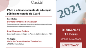 REIPPE Convida #13: PAIC e o financiamento da educação pública no estado do Ceará