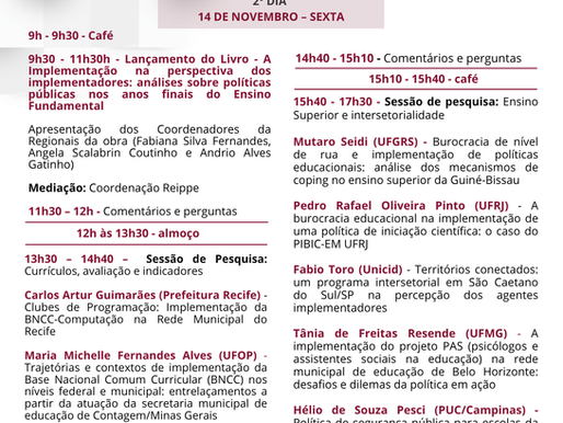 Link de transmissão - 2º dia