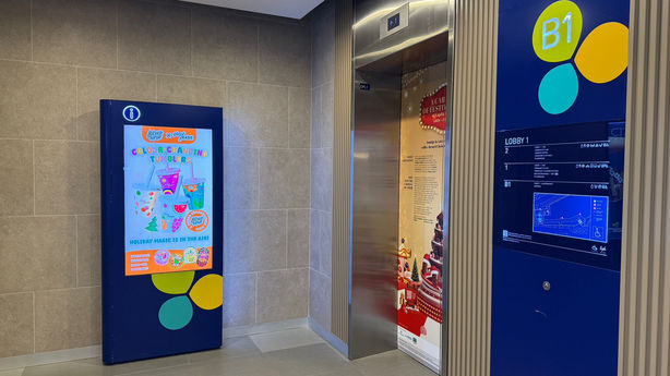 sengkang grand mall fabrication of kiosk digital signage free standing singapore