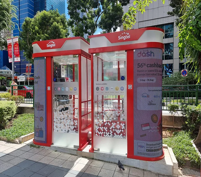 Kiosk Housing Singtel