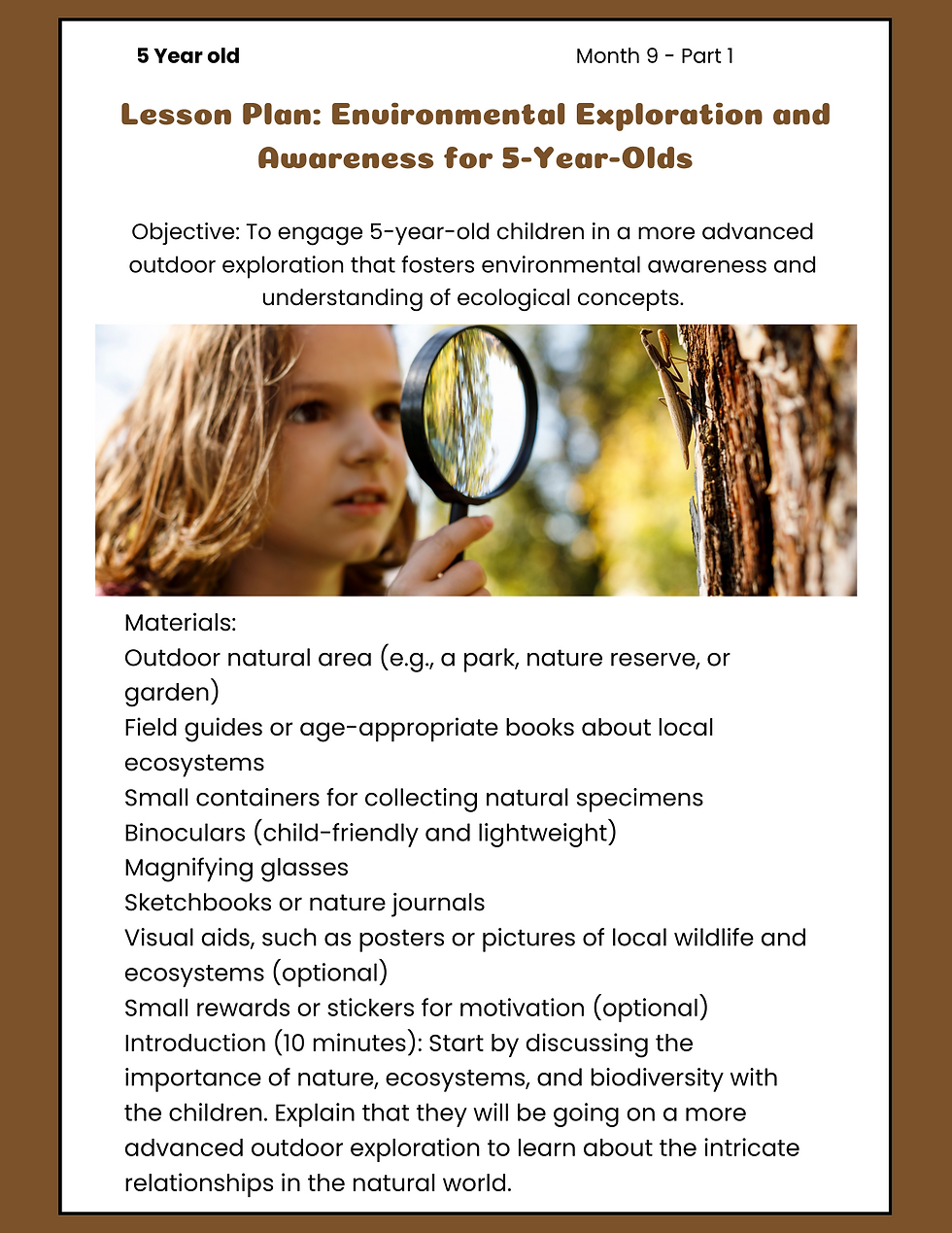 5 Year-Old - Month 9