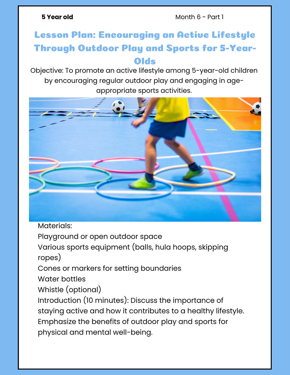 5 Year-Old - Month 6