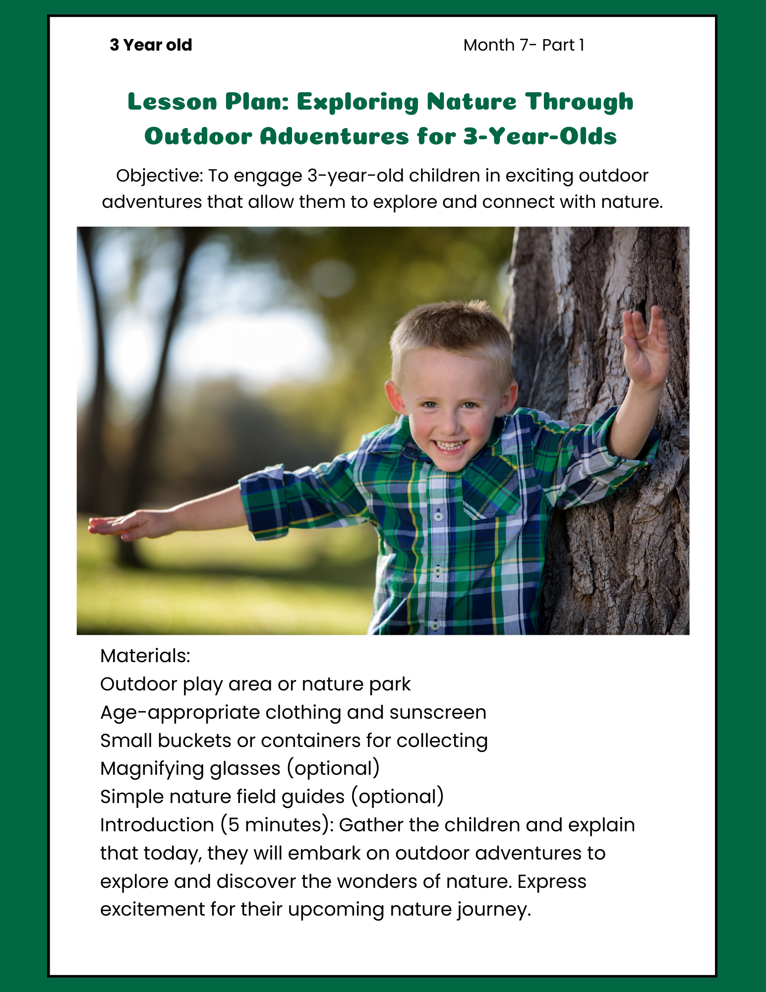 3 Year-Old - Month 7