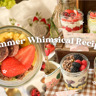 Whimsical Summer Delights: Vegan Recipes full of nutrients and colour