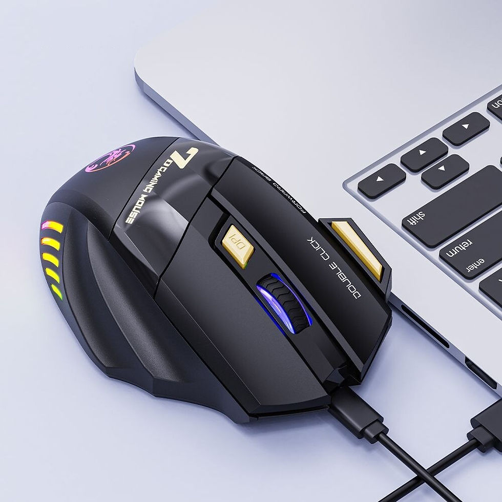 Thumbnail: Wireless Gaming Mouse USB IMICE GW-X7 3200DPI Dual Mode Rechargeable 7 Keys 2.4G